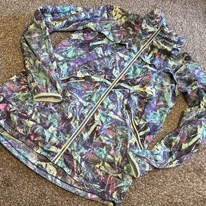 Lululemon Colorful Patterned Windbreaker Jacket